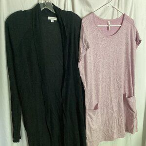 Maternity top & cardigan